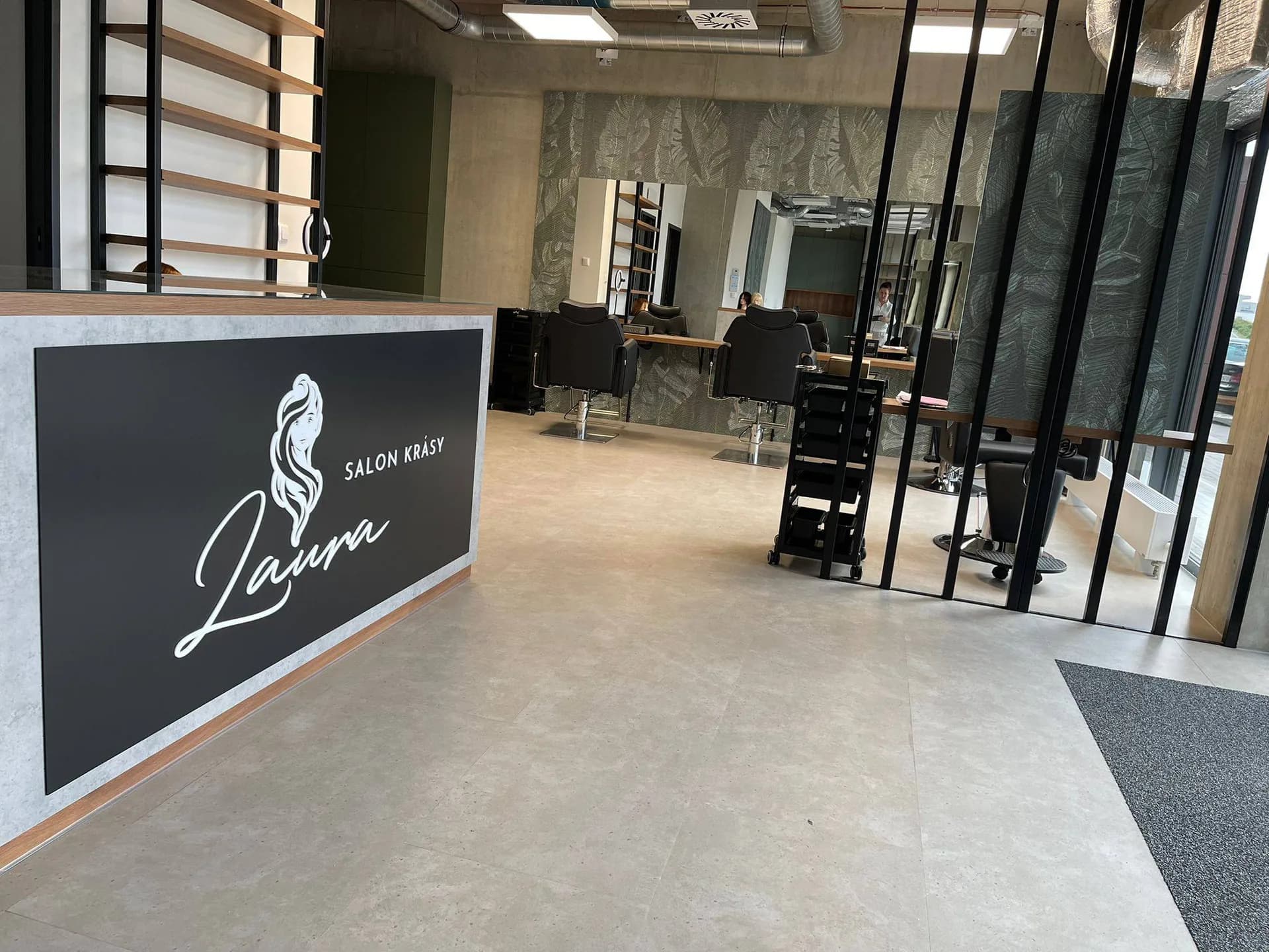 Salon Laura — vstup